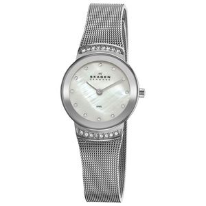 Skagen Women's Klassik 39SSS Silver Quartz Watch with Silver Dial | needs 🔋
